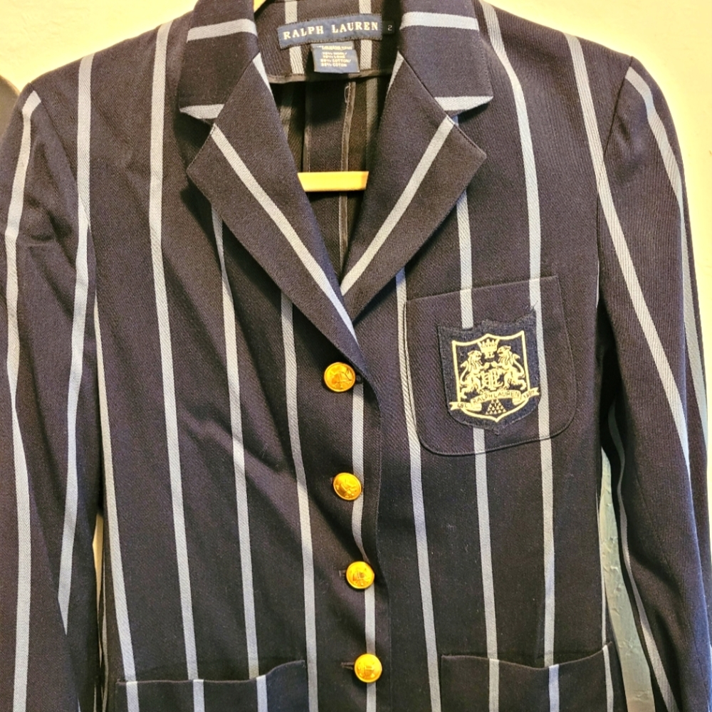 Ralph Lauren Vintage Striped Blazer
